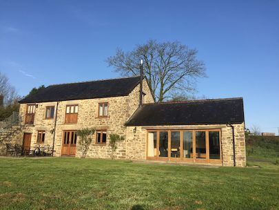 View of the house from the garden